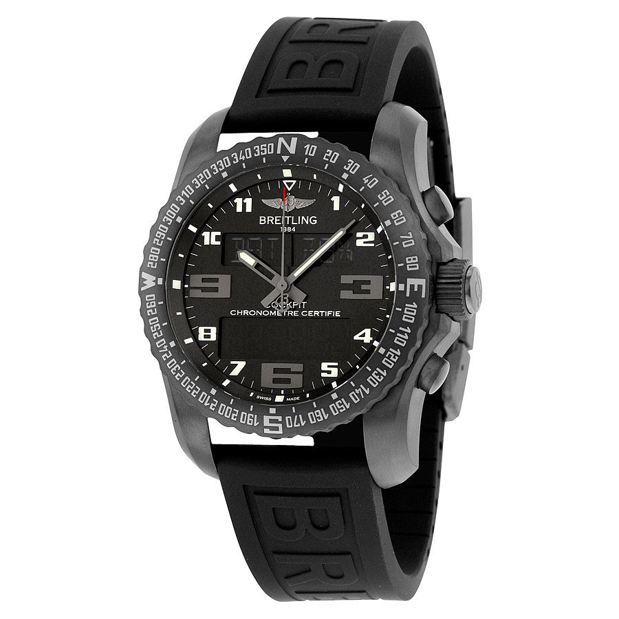 Breitling VB5010 Chronograph Black Dial Steel & Gold Replica Watch
