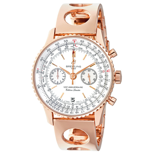Breitling Navitimer R2632212 Clone - 18K Rose Gold Automatic Pilot Watch