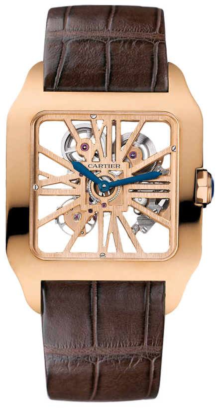 Cartier Santos de Cartier Hand Wind Classic Chronograph Steel Watch