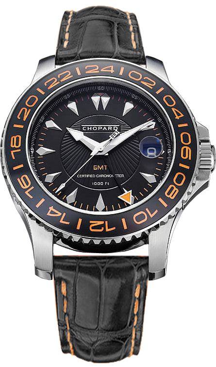 Chopard L.U.C. Black Guilloche自动机械计时码表