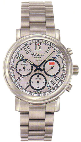 Chopard Mille Miglia Racing Chrono Replica 43mm Blacked-out Dial Automatic Mens Watch