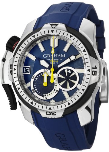 Graham Chronofighter Oversize Blue Dial Automatic Replica Watch