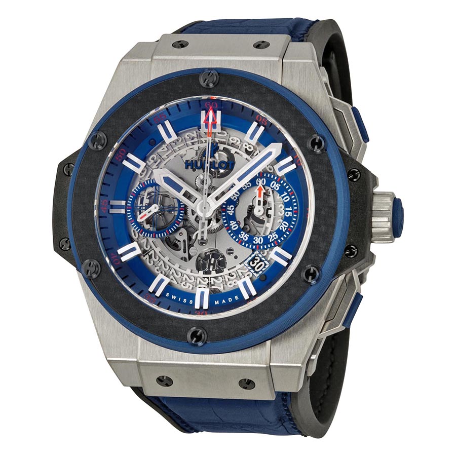 Hublot Classic Fusion Replica - Automatic Chronograph Steel Case - Blue Dial Watch