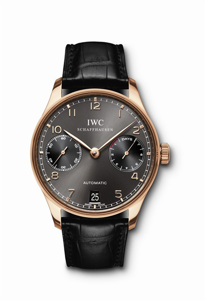 IWC Portuguese IW500125 Rose Gold Automatic Watch - Classic Elegance 18K玫瑰金