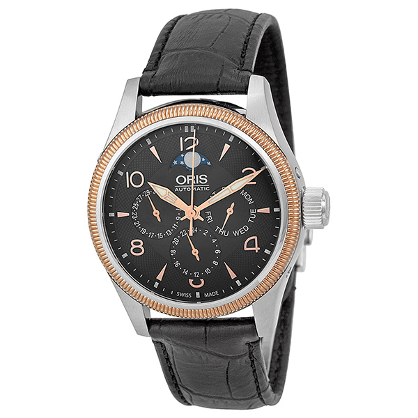 Oris Dive Pro Automatic Chronograph 41mm Jet Black Face Steel Watch