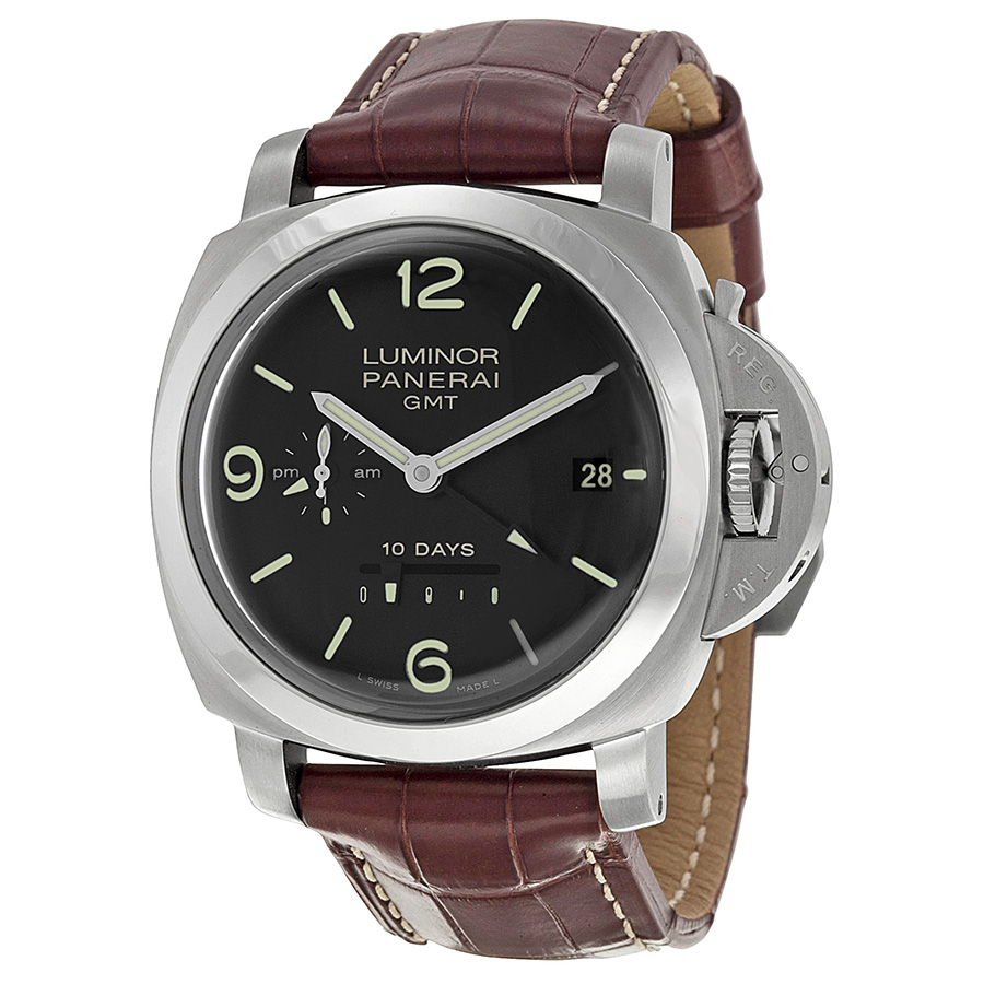 Panerai Luminor PAM00270 Mens Dive Watch - Automatic Swiss Movement, Titanium Case, Green Sunray Dial