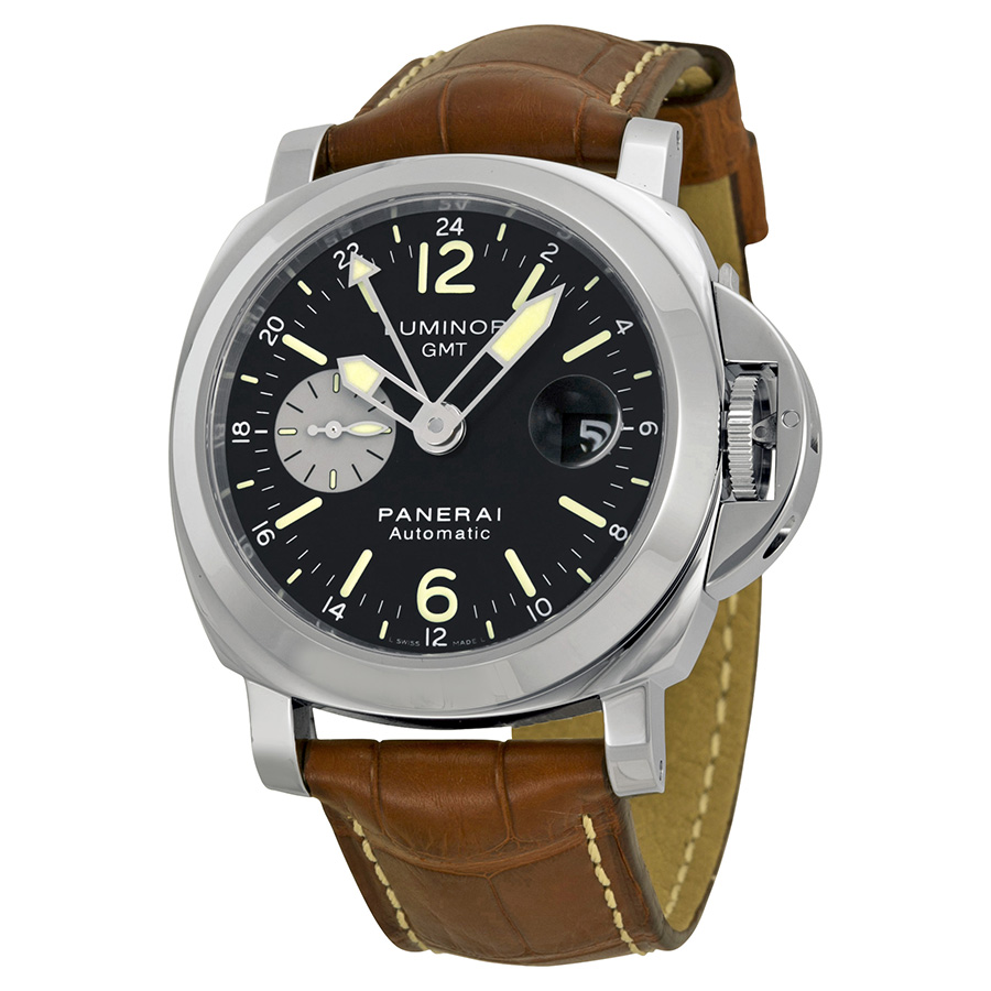 Panerai Luminor PAM88 Dive Timepiece - Automatic Stainless Steel Black Face - 44mm Water-Resistant Watch