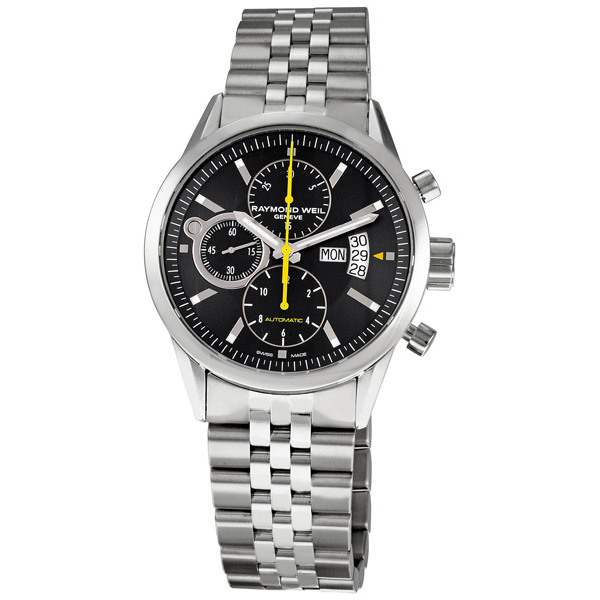Raymond Weil Freelancer Chronograph Automatic Jet Black Watch - reps