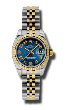 Rolex Datejust 179173BLCAJ Stainless Steel - Automatic Black Face 30m Water-Resistant Watch