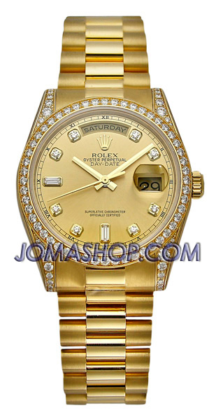 Omega Day-Date II 41mm Black Face Automatic Replica Watch