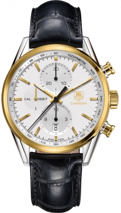Tag Heuer Carrera CAR2150 FC6266 Silver Automatic Chronograph Watch