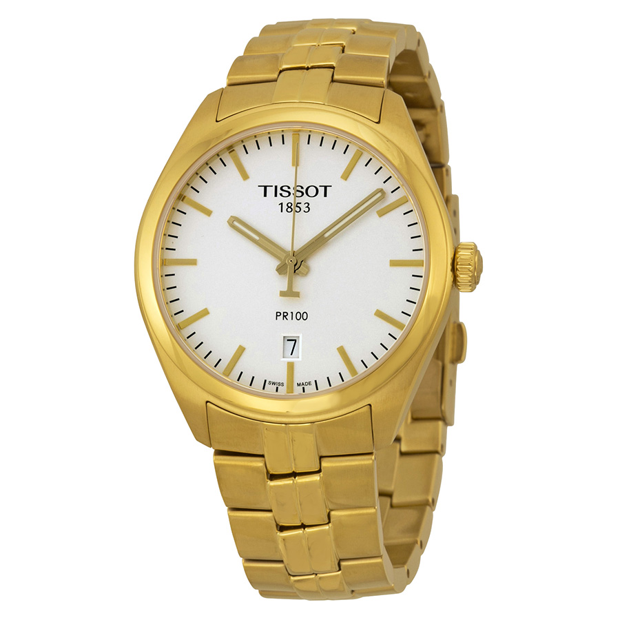 Tissot T1014103303100 Swiss Clone Automatic Timepiece with Silver Dial and Stainless Steel Case
