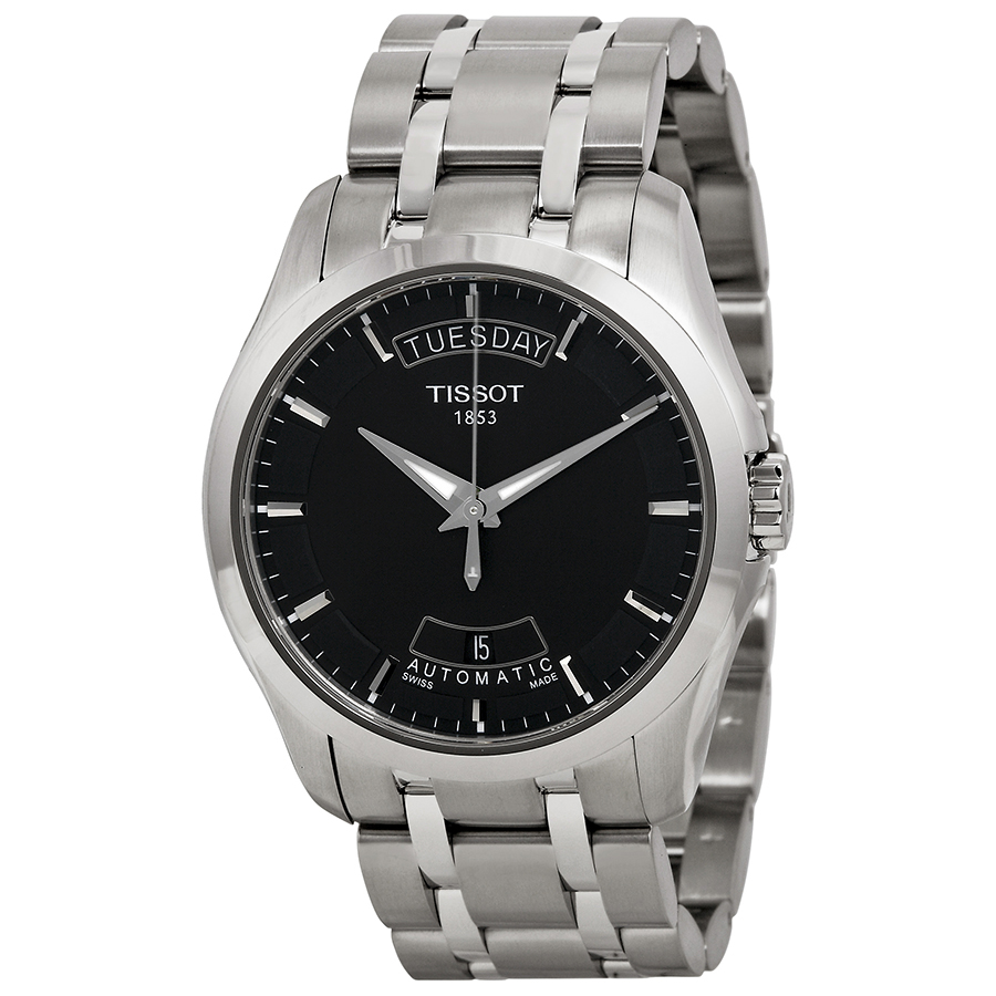 Tissot Couturier Automatic Black Dial Stainless Steel Men's Watch