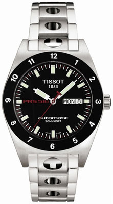 Tissot PRS 516 Automatic Swiss Steel Black Dial Chronograph Watch