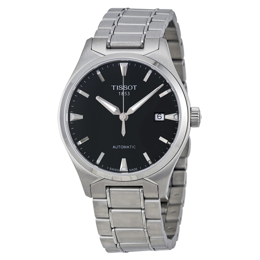 Tissot T-Classic Swiss Chronograph Black Face Automatic Mens Watch