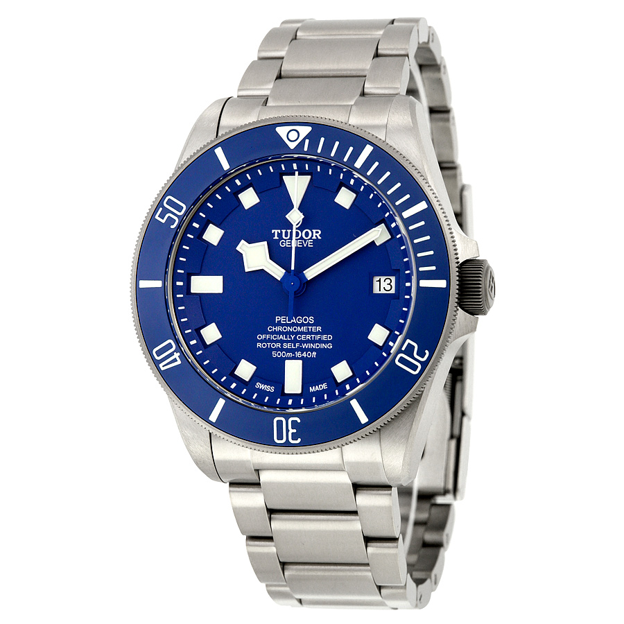 Tudor Pelagos Dive Watch - Swiss Automatic Blue Face 43mm - 200m Water-Resistant