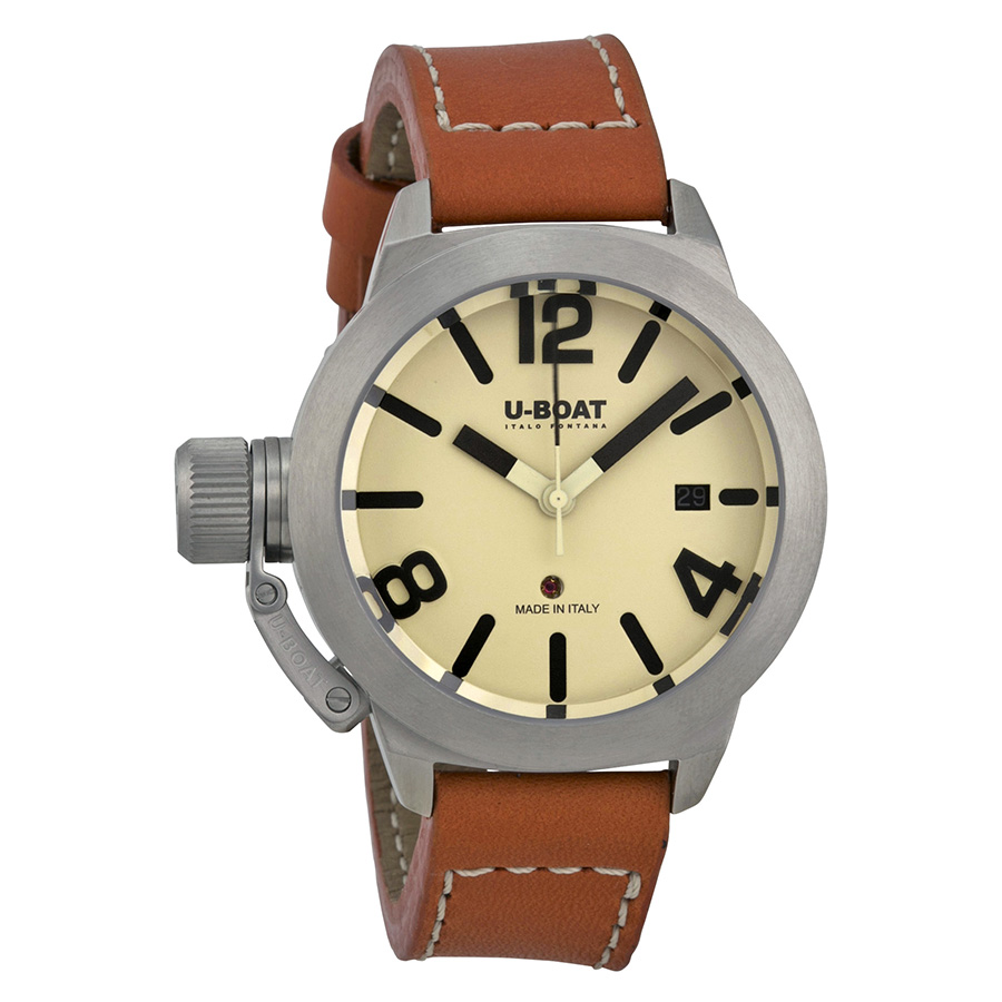 U-Boat Classico 7075 Automatic Beige Dial Stainless Steel Watch