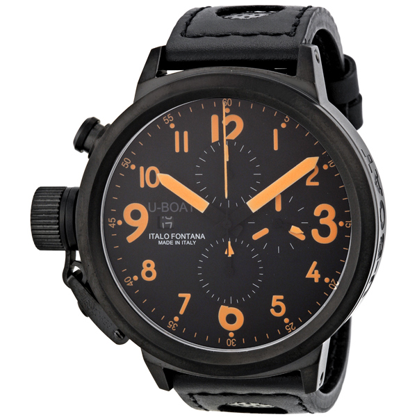 U-Boat Flightdeck Classic Italian Craftsmanship Automatic Black Chrono Watch