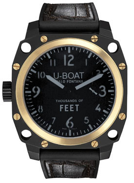 U-Boat Dive Master 5388 Auto Black Submarine-Inspired Watch