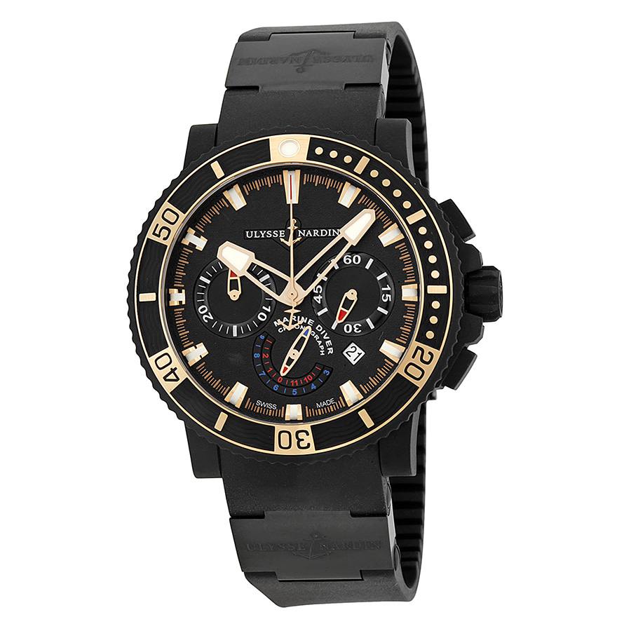 Ulysse Nardin Dive Master 353-90-3C Automatic Jet Black Watch