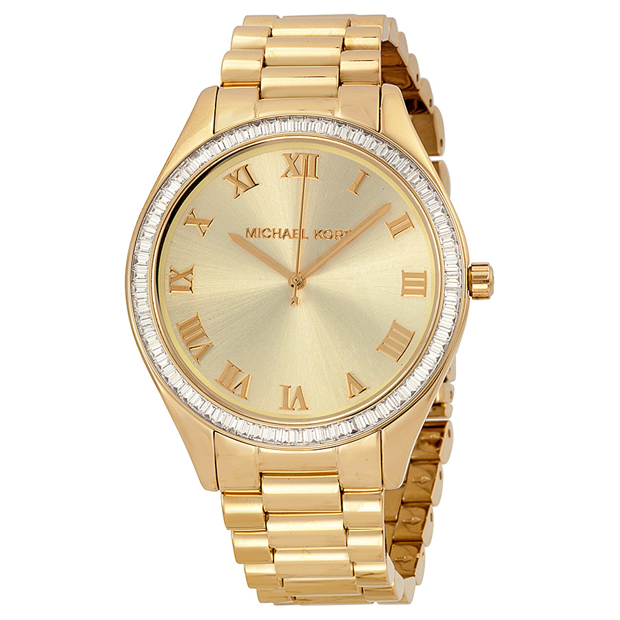 Michael Kors Blake MK3244 Gold-Steel Chronograph Watch - Timeless Elegance
