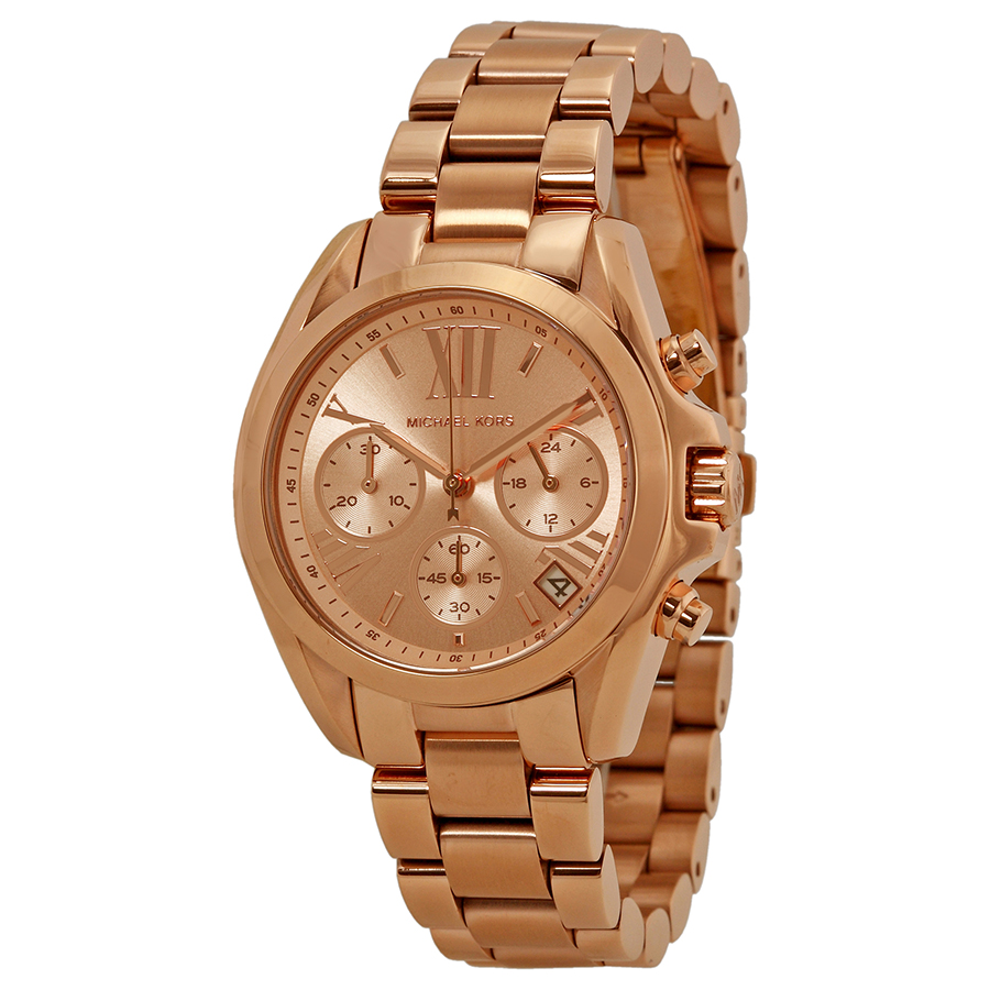 Michael Kors Bradshaw MK5799 Imitation玫瑰金自动腕表