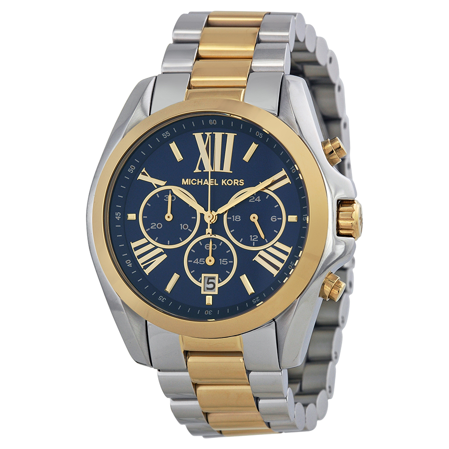 Michael Kors Bradshaw MK5976 Imitation Chronograph Blue Steel Watch