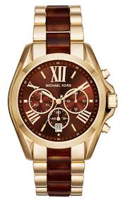 Michael Kors Bradshaw MK6269 Imitation Leather Brown Face Ladies Watch