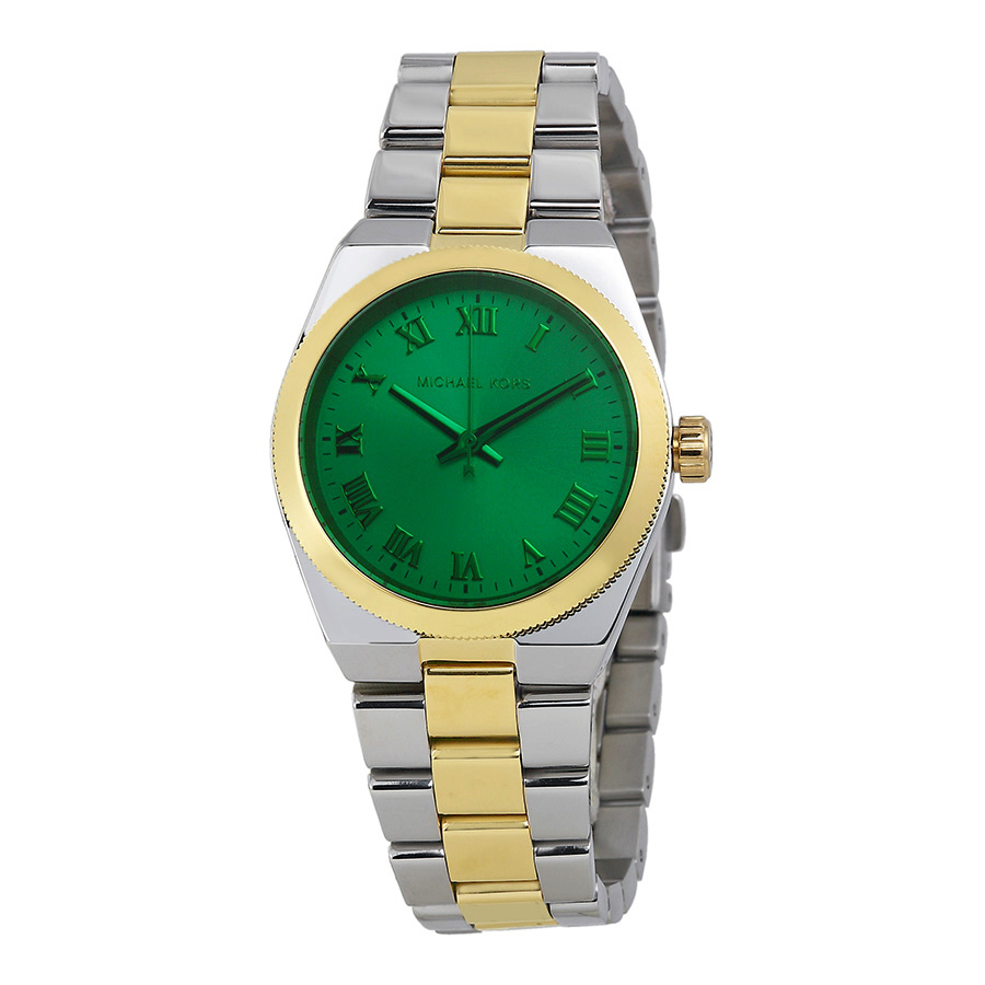 Michael Kors Channing MK5991 Green Dial Stainless Steel Watch