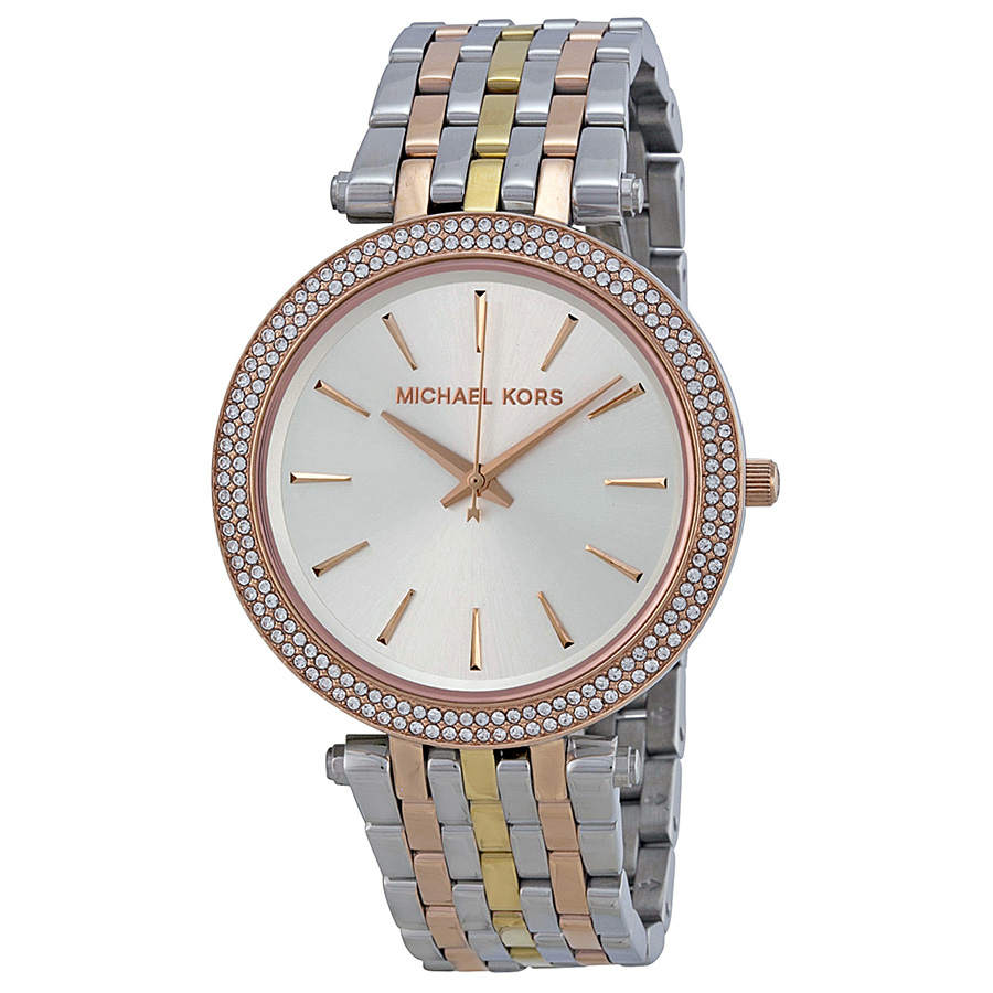 Michael Kors Darci MK3203 Lady's Timepiece - Stainless Steel & Mother of Pearl - Fashionable Gold Accents
