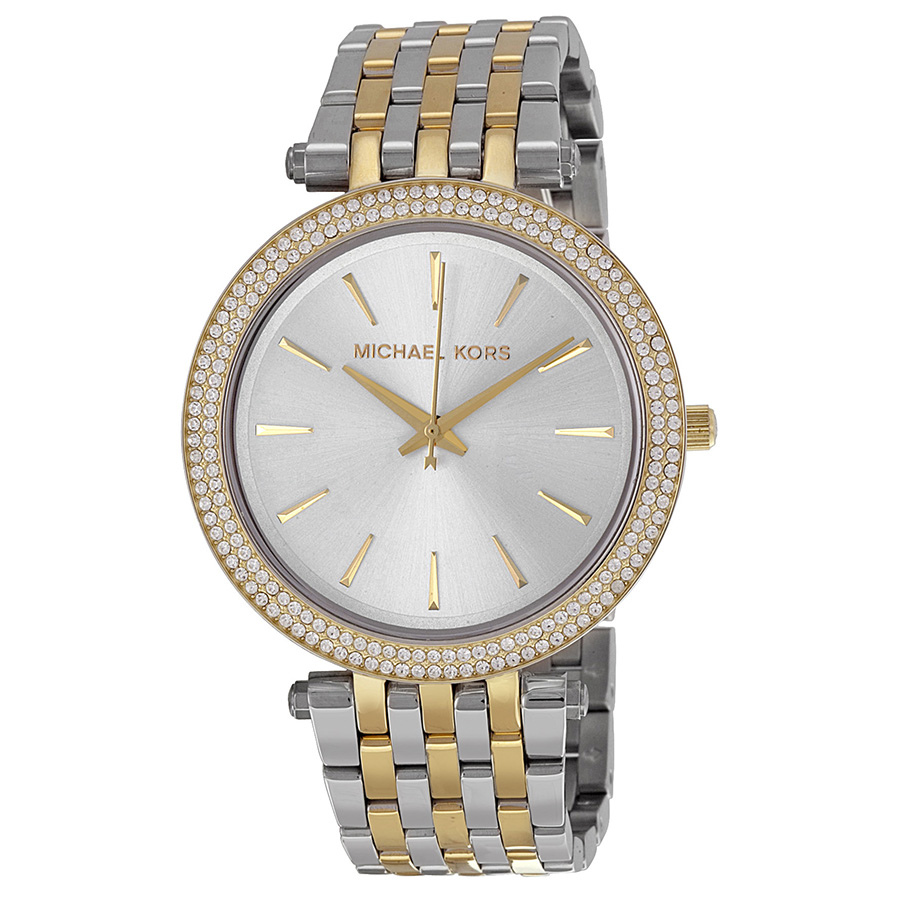 Michael Kors Darci MK3215 Gold-Tone Quartz Watch with White Dial