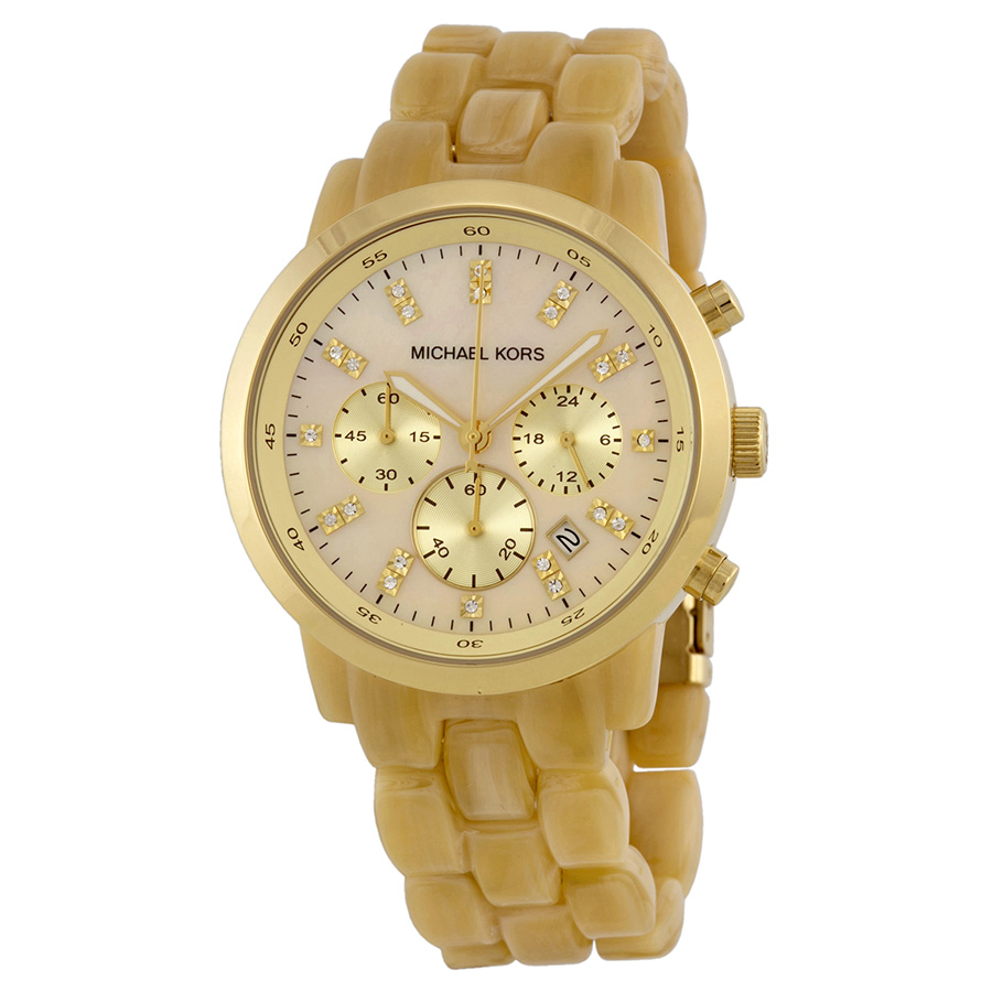 Michael Kors MK5217 Jet Set Acrylic Watch - Elegant Quartz Charm