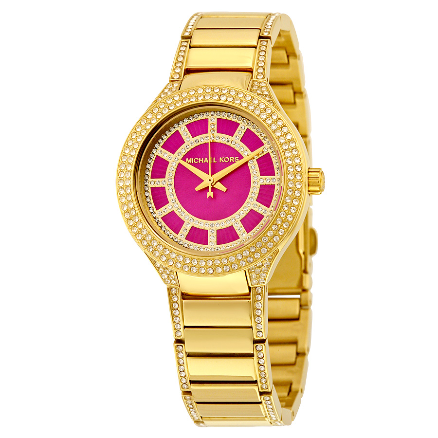 Michael Kors MK3442: Elegance Timepiece - Steel Case, Pink Gold, Mother of Pearl Watch