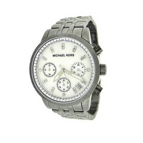 Michael Kors MK5027 Chronograph Stainless Steel Silver Dial Automatic Watch
