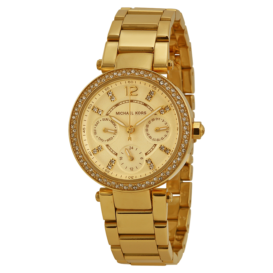 Michael Kors MK6056 Lady's Elegant Rose Gold Chronograph Watch