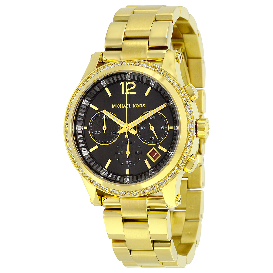 Michael Kors MK6063 Black Dial Chronograph Replica Watch