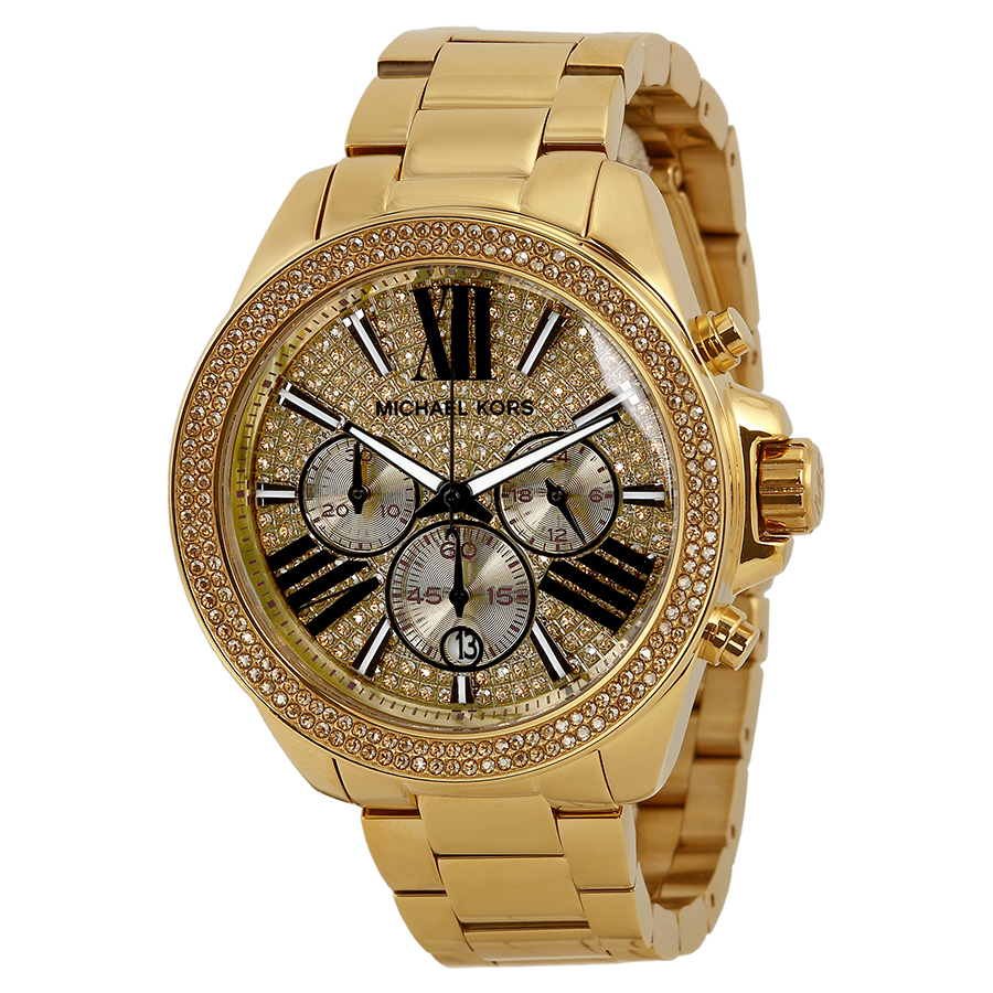 Michael Kors MK6095 Elegance Gold Crystal Ladies Watch