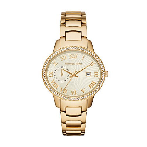 Michael Kors MK6227 Chronograph Watch - Stainless Steel Case, Silver Dial, Quartz Movement