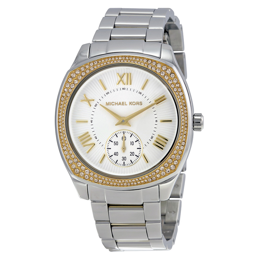 Michael Kors MK6277 Silver Tone Watch - Fashionable Ladies' Chronograph Timepiece