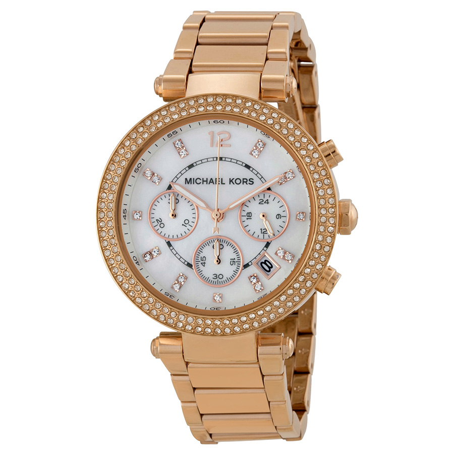 Michael Kors Parker MK5491 Imitation Gold-Case Automatic Fashion Watch