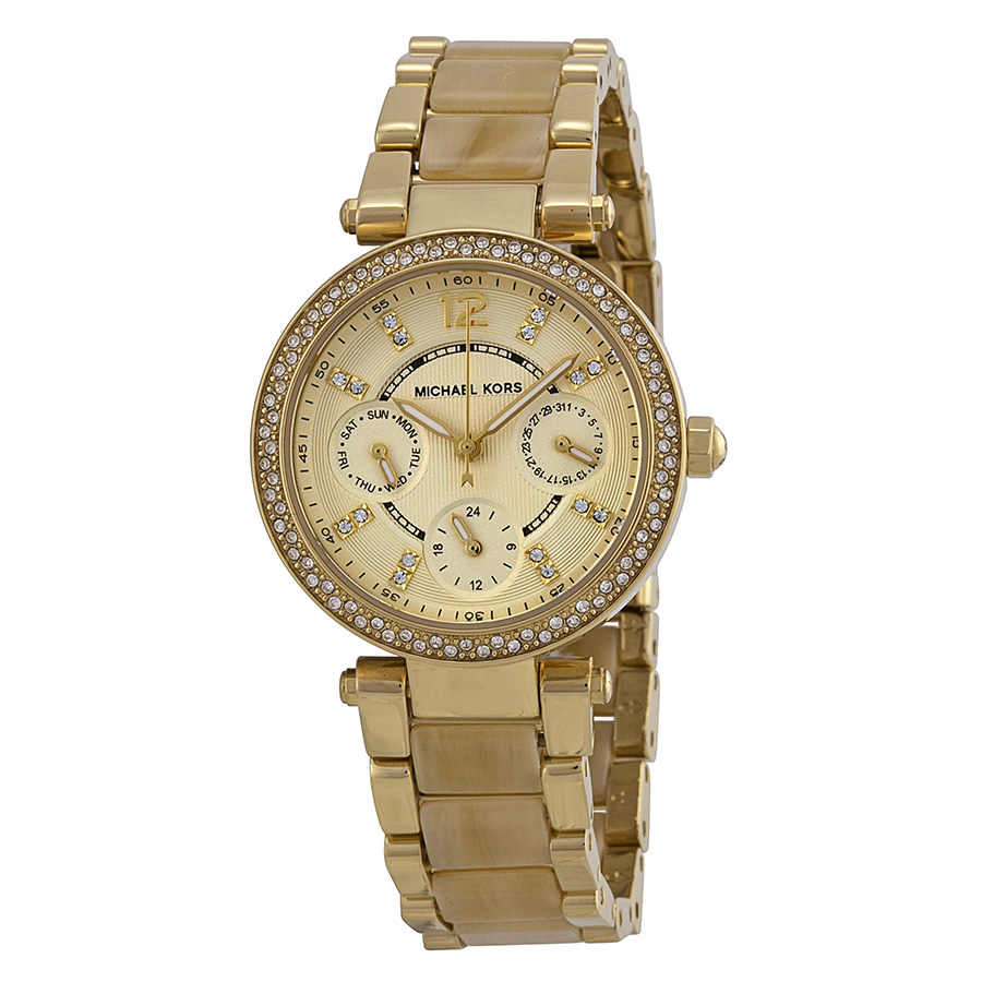 Michael Kors Parker MK5842 Inspired Gold-Tone Chronograph Watch