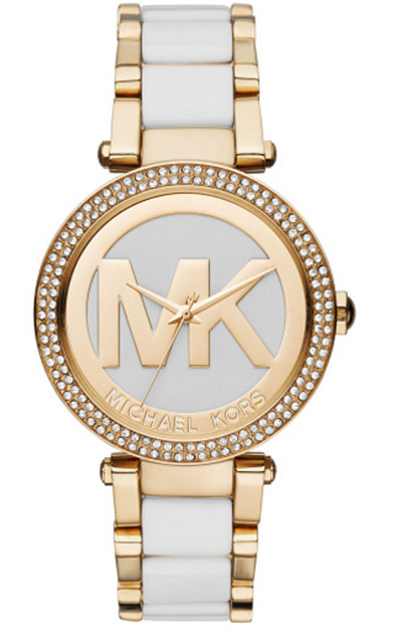 Michael Kors Parker MK6313 Gold-Tone Automatic Gold Face Diver Watch