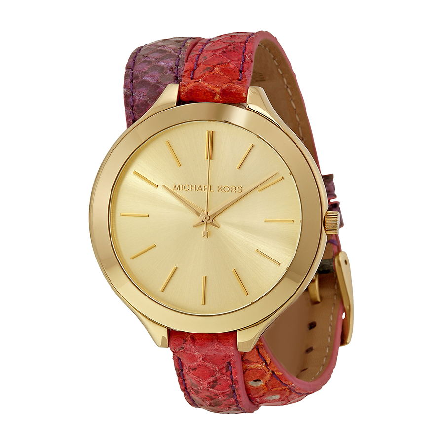 Michael Kors Runway MK2390 Gold-Tone Stainless Steel Quartz Watch