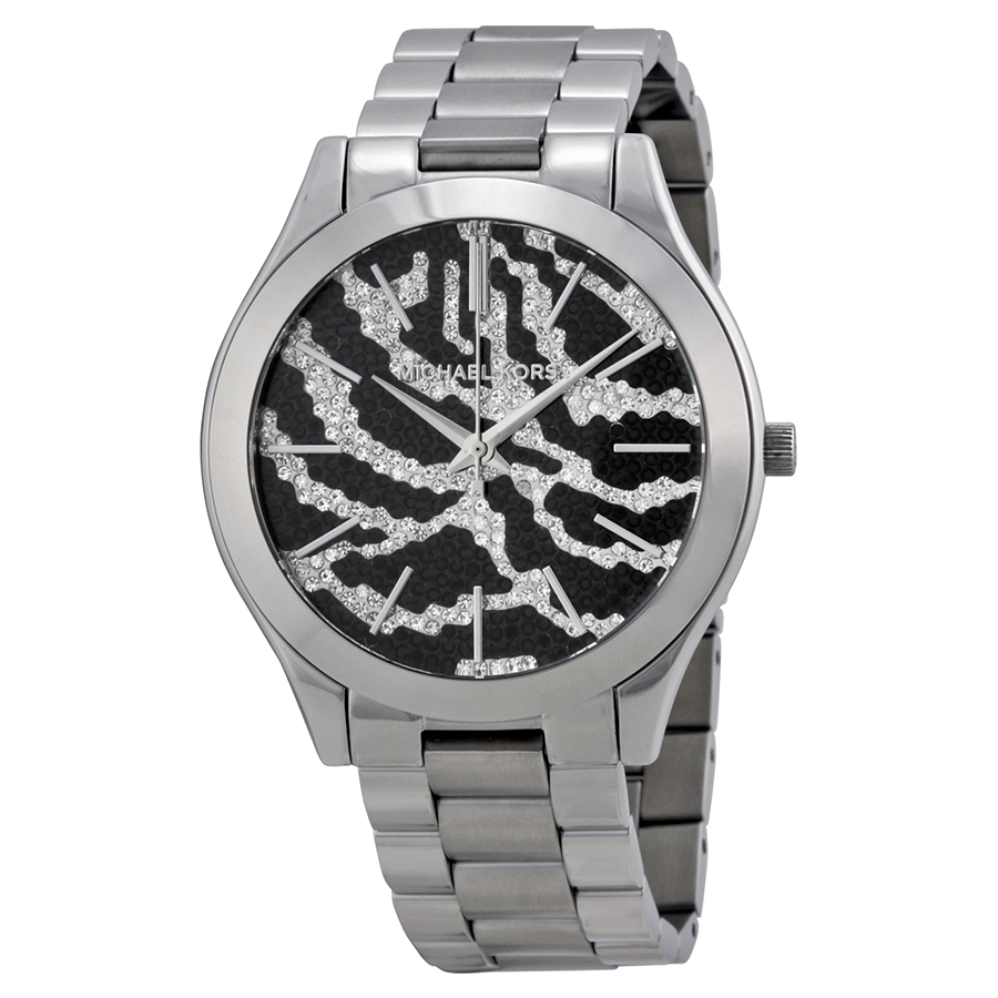 Michael Kors Runway MK3314 Imitation Steel Case Black Chronograph Watch