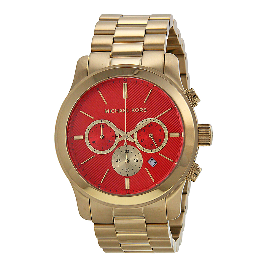 Michael Kors Runway MK5930 Gold-Tone Prestige Chronograph Watch