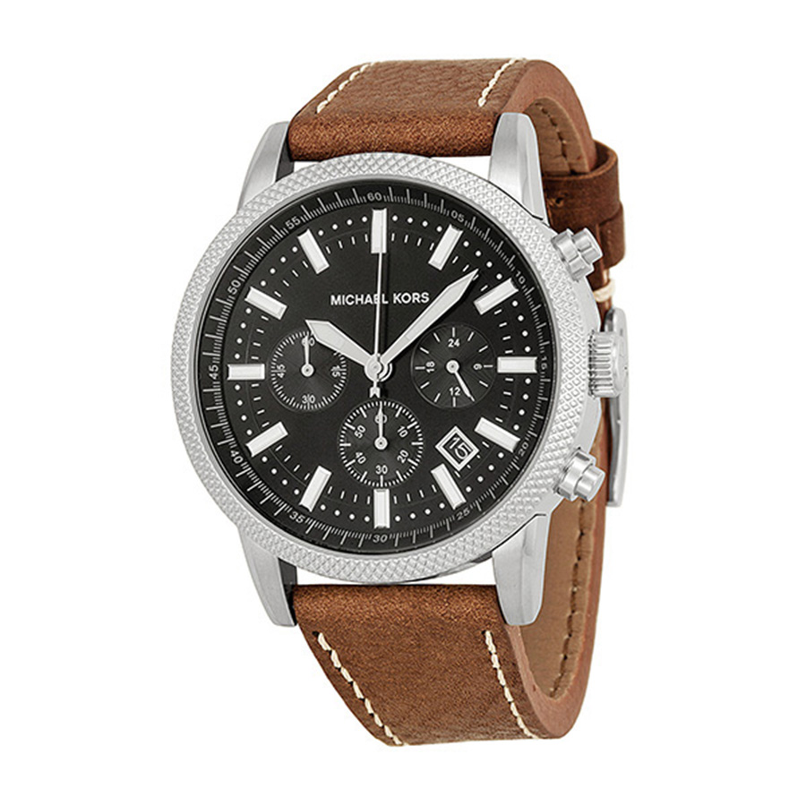 Michael Kors Scout MK8309 Imitation Watch - Stainless Steel Case, Black Dial, 28mm, Automatic Movement