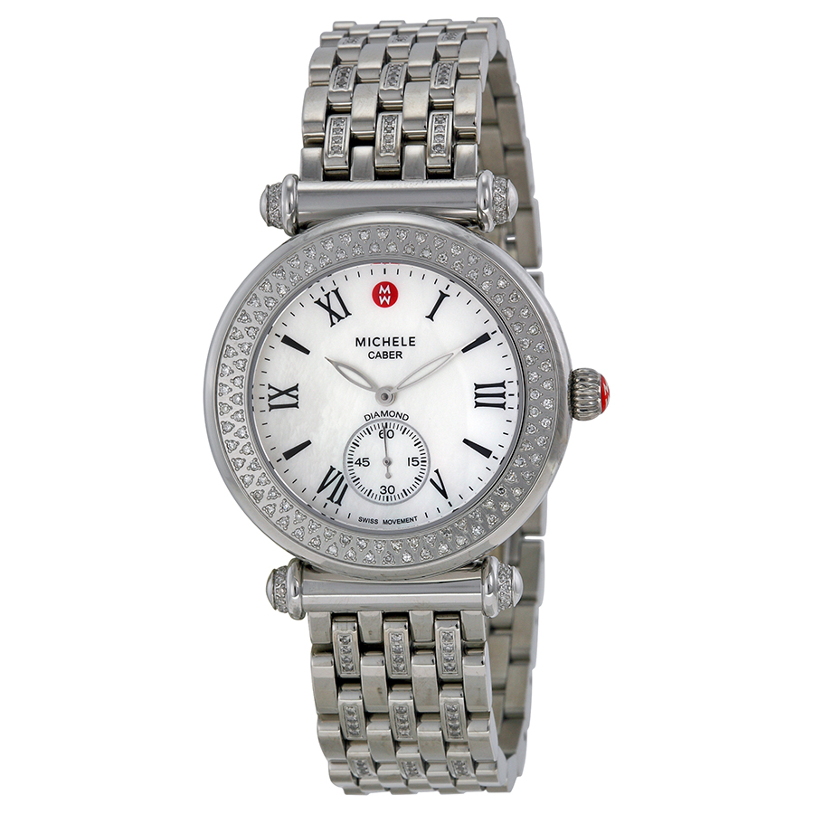 Michele Caber Swiss Clone Automatic 18K Gold Bezel Jet Black Dial Watch