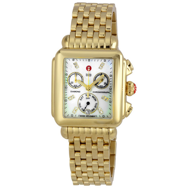 Michele Deco MWW06P000016 Quartz Watch → Michele Art Deco MWW06P000016 Automatic Silver Tone Lady's Watch