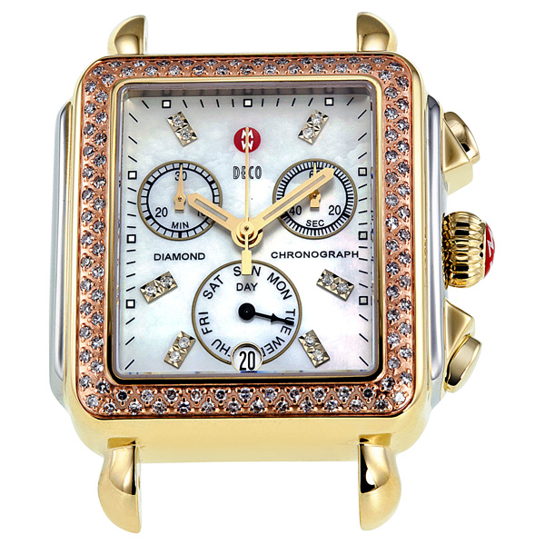 Michele MW06P01G8046 Automatic Lady's Watch - Elegance in Silver, Quartz, and White Dial
