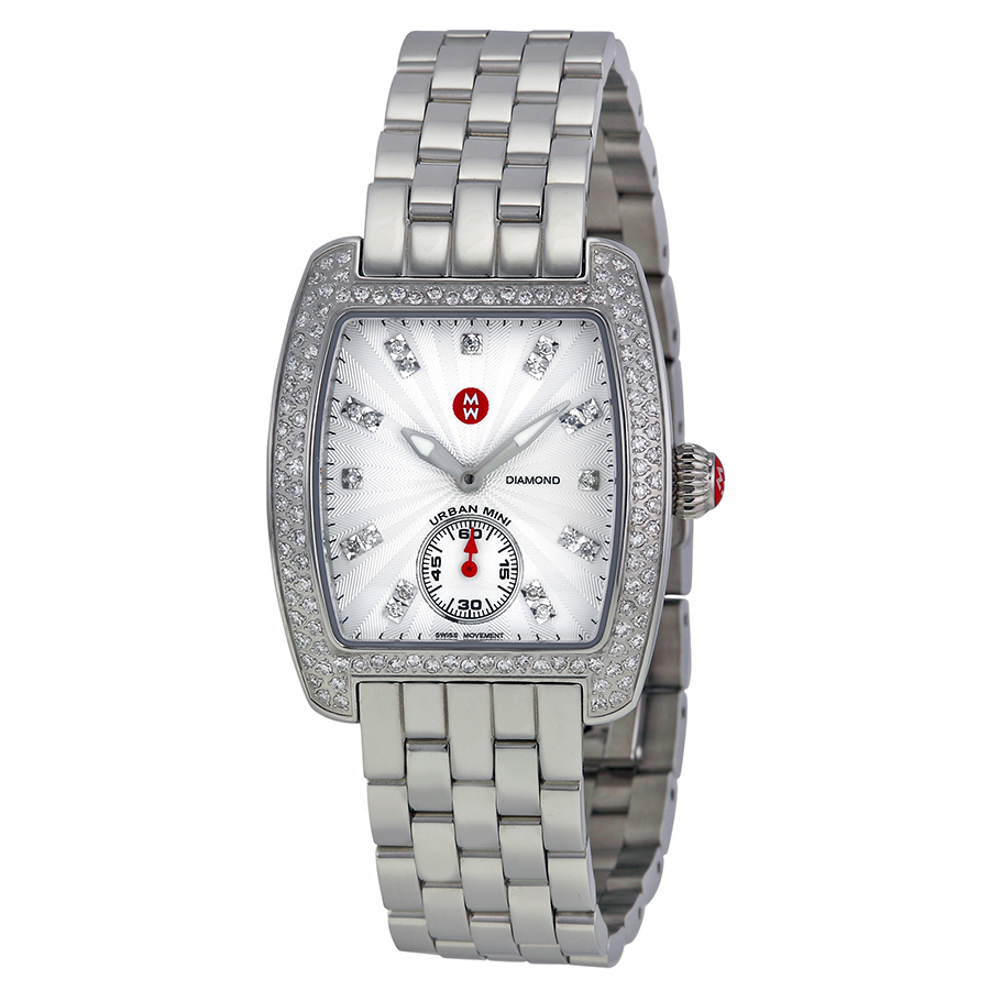 Michele MWW02A Stainless Steel Silver Dial Ladies Watch
